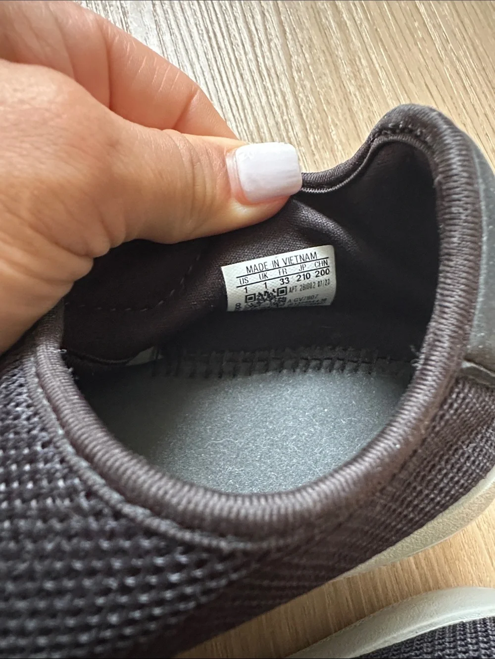 adidas Kids Black Slip-On Water Shoes with Light Gray Toe Caps